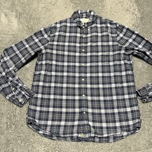 Polo Ralph Lauren Denim Supply Shirt Mens Large Plaid Long Sleeve Button Up